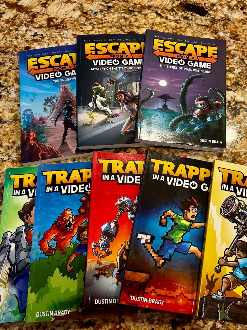 Trapped Inside a Video Game kids book series - children’s books
